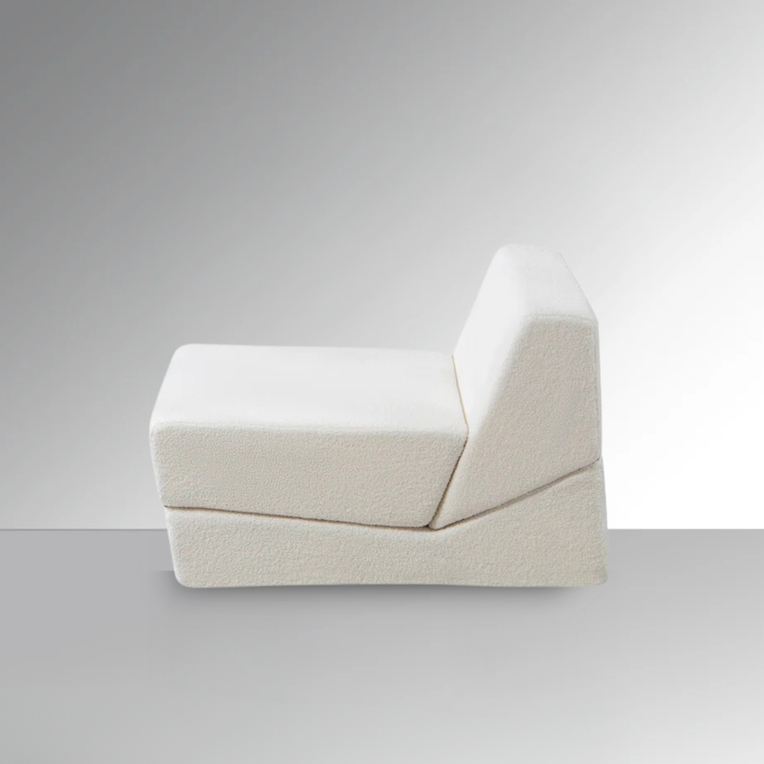 Puzzo Convertible Lounge Chair - Flat Boucle BUBULAND HOME