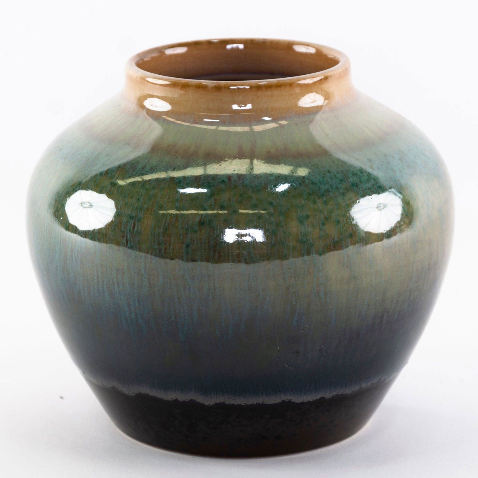 Rainforest Series Ceramic Vases and Pots - vases 01 15cm H x 16cm W BUBULAND HOME