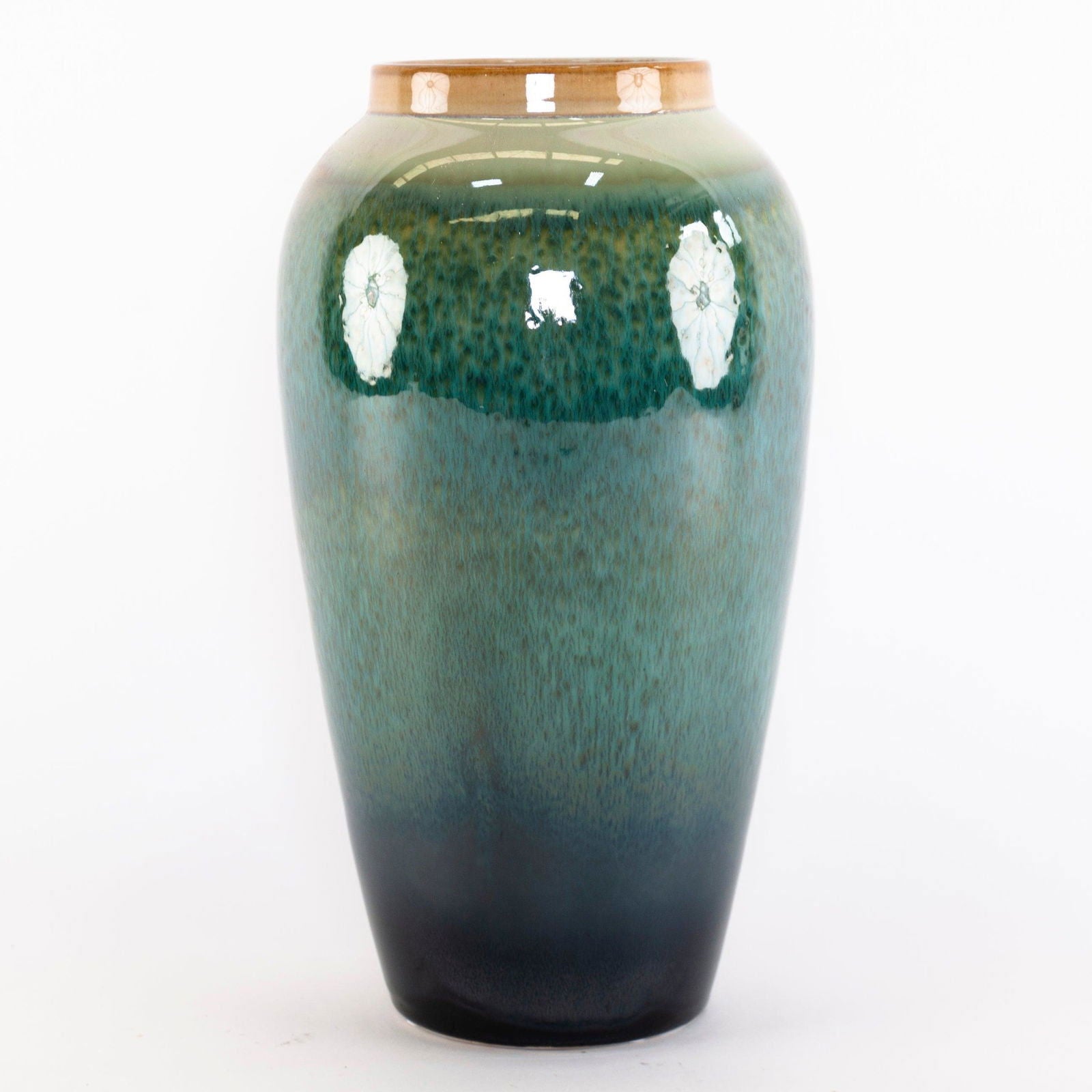 Rainforest Series Ceramic Vases and Pots - vases 01 15cm H x 16cm W BUBULAND HOME