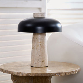 Sahara Travertine Table Lamp - BUBULAND HOME