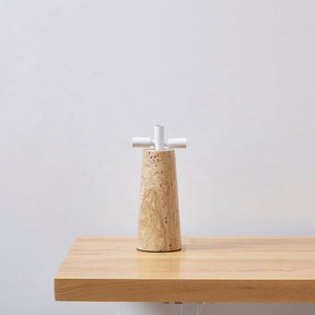 Sahara Travertine Table Lamp BUBULAND HOME