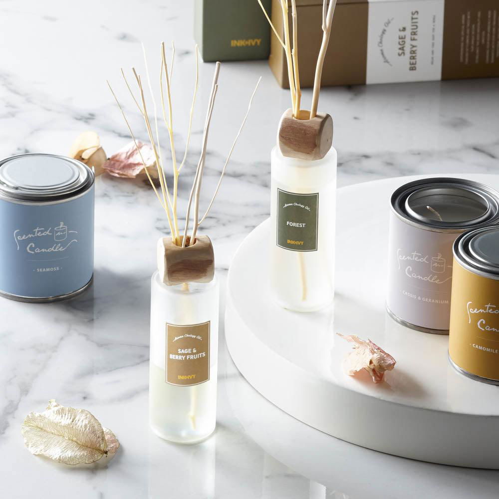 Sarlida Rattan Reed Bamboo Fresh Diffuser BUBULAND HOME