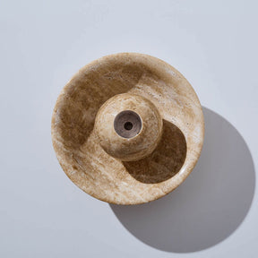 Sconce Travertine Bowl & Candle Holder - Homewares Default Title BUBULAND HOME
