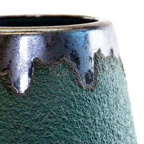 Shades of Jade Series Ceramic Vases and Pots - vases 01 17 cm H x 18 cm W BUBULAND HOME