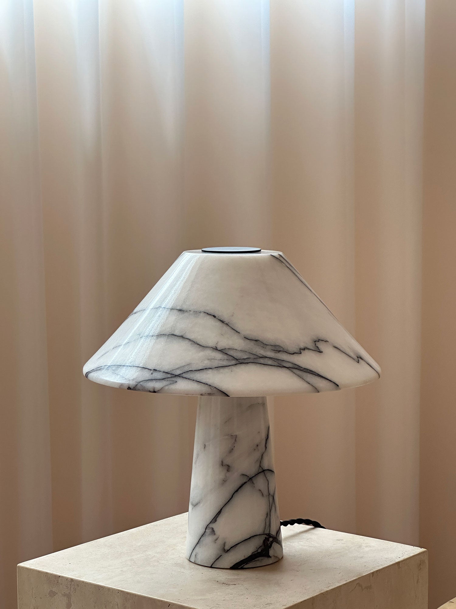 Solis Lilac Marble Table Lamp