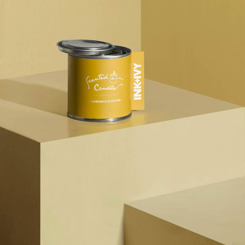 Summer Camomile and Vetiver Scented Candle BUBULAND HOME