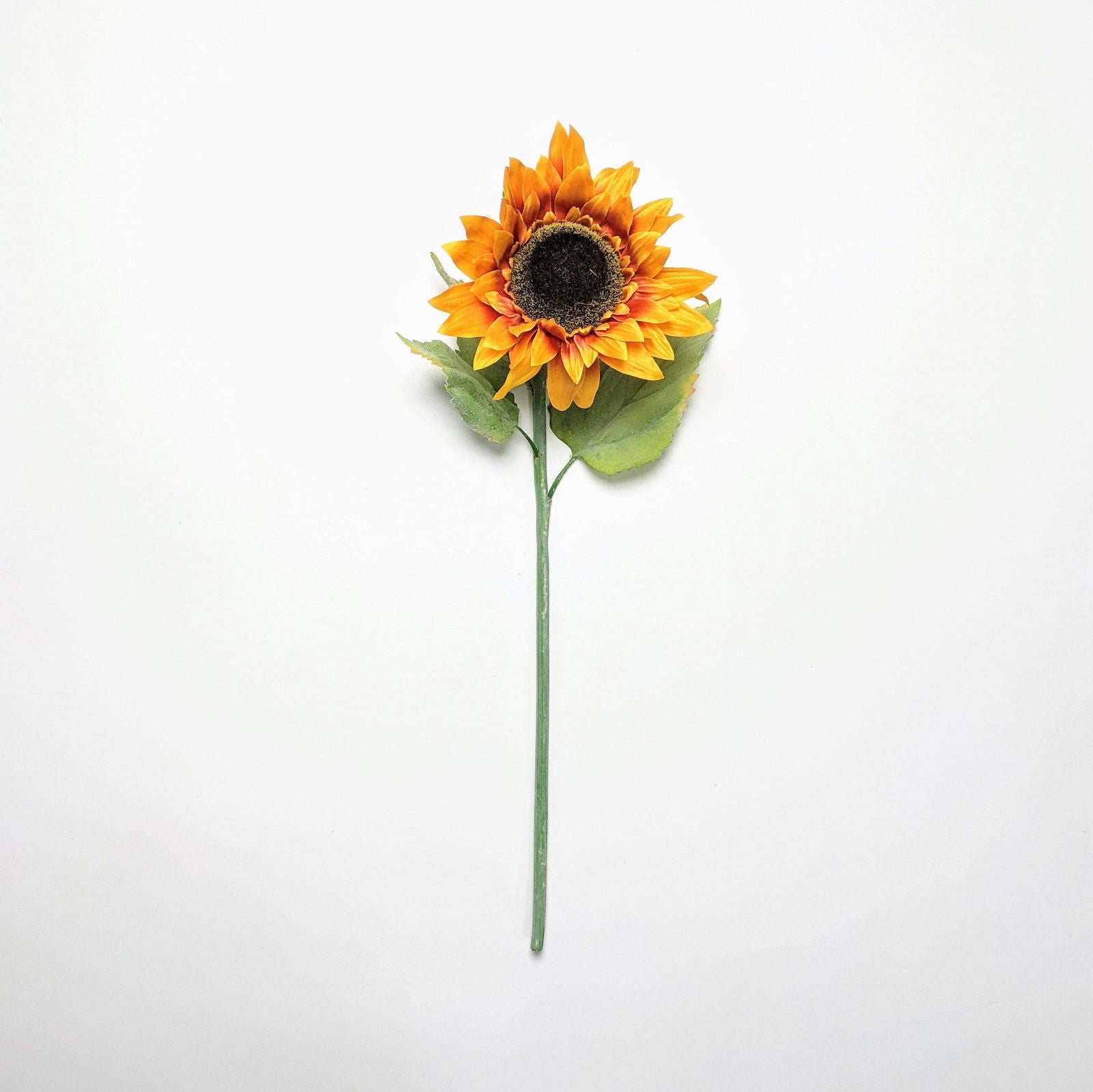 Artificial Sunflower Large - Orange - Floral Default Title BUBULAND HOME