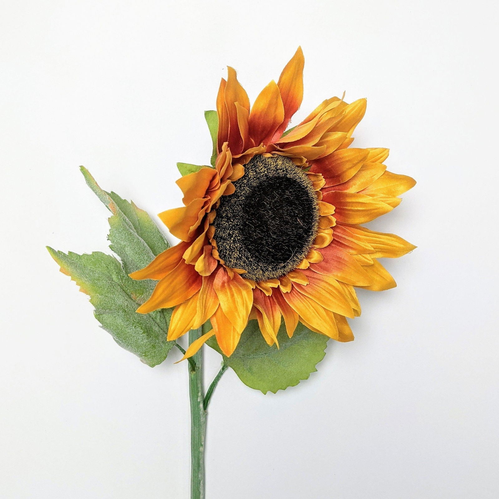 Artificial Sunflower Large - Orange - Floral Default Title BUBULAND HOME