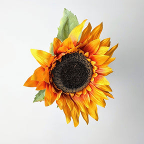 Artificial Sunflower Large - Orange - Floral Default Title BUBULAND HOME