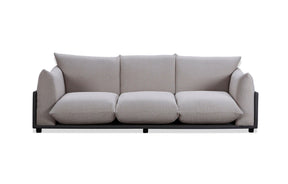 The Puff 3 Seater Boucle Sofa - Dove Grey BUBULAND HOME