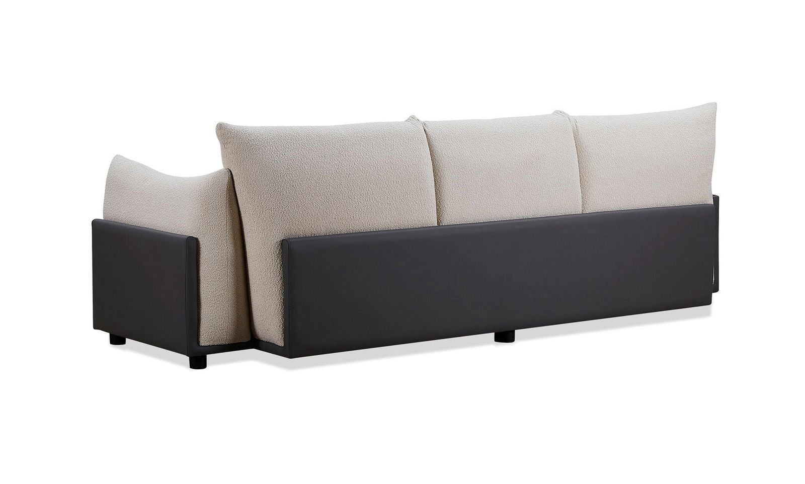 The Puff 3 Seater Boucle Sofa - Natural White BUBULAND HOME