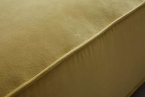 Tofu Modular Velvet Sofa - Mustard Yellow BUBULAND HOME