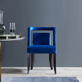 Valor Blue Velvet Dining Chair | Set of 2 BUBULAND HOME