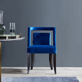 Valor Blue Velvet Dining Chair | Set of 2 BUBULAND HOME