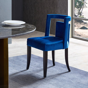 Valor Blue Velvet Dining Chair | Set of 2 BUBULAND HOME