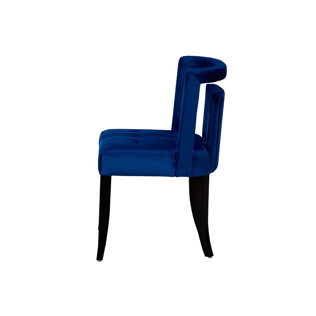 Valor Blue Velvet Dining Chair | Set of 2 BUBULAND HOME