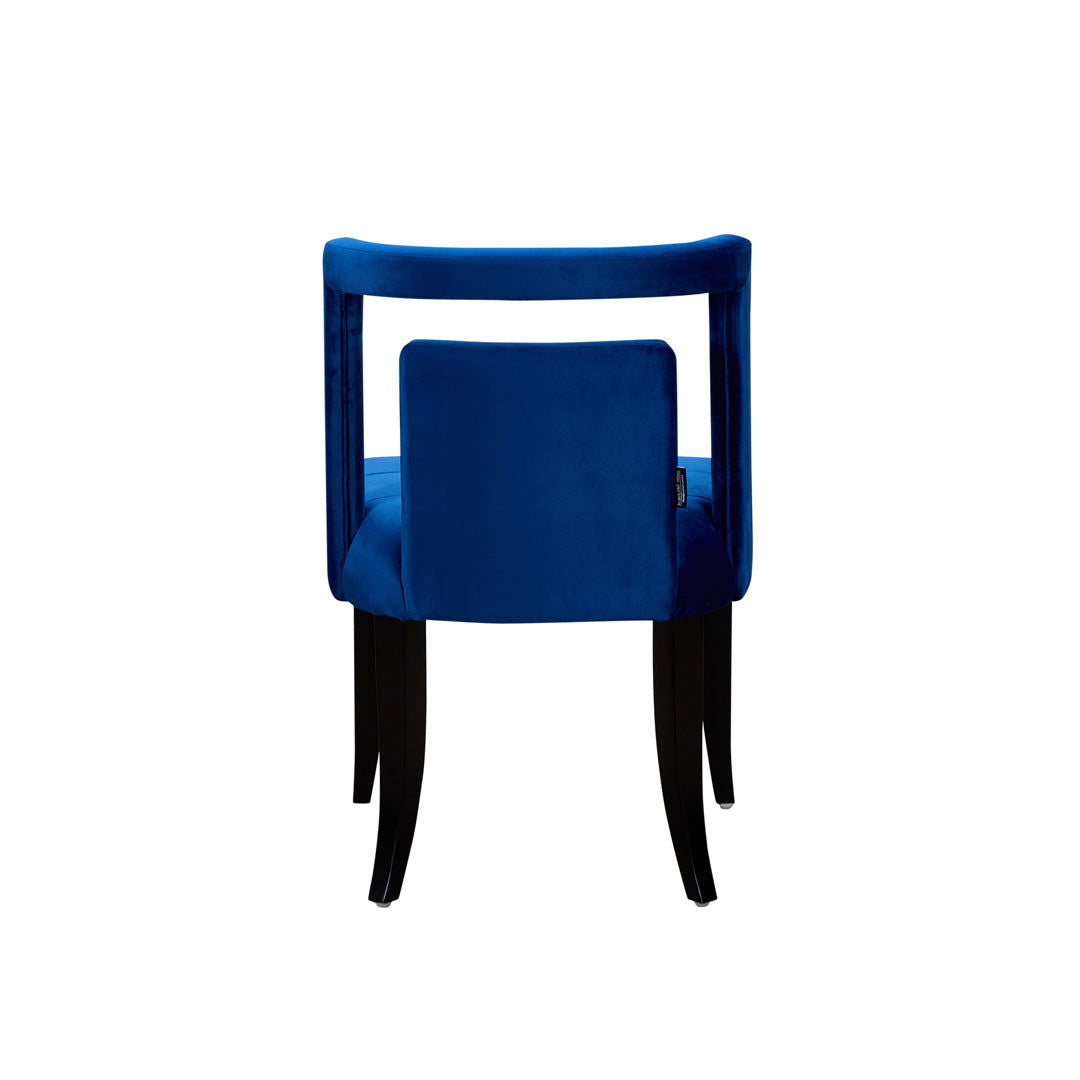 Valor Blue Velvet Dining Chair | Set of 2 BUBULAND HOME