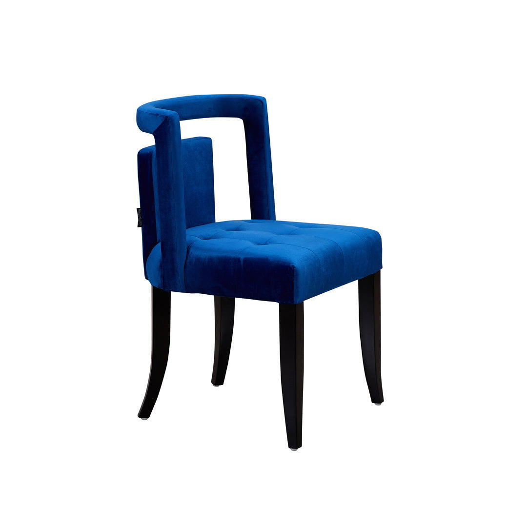 Valor Blue Velvet Dining Chair | Set of 2 BUBULAND HOME