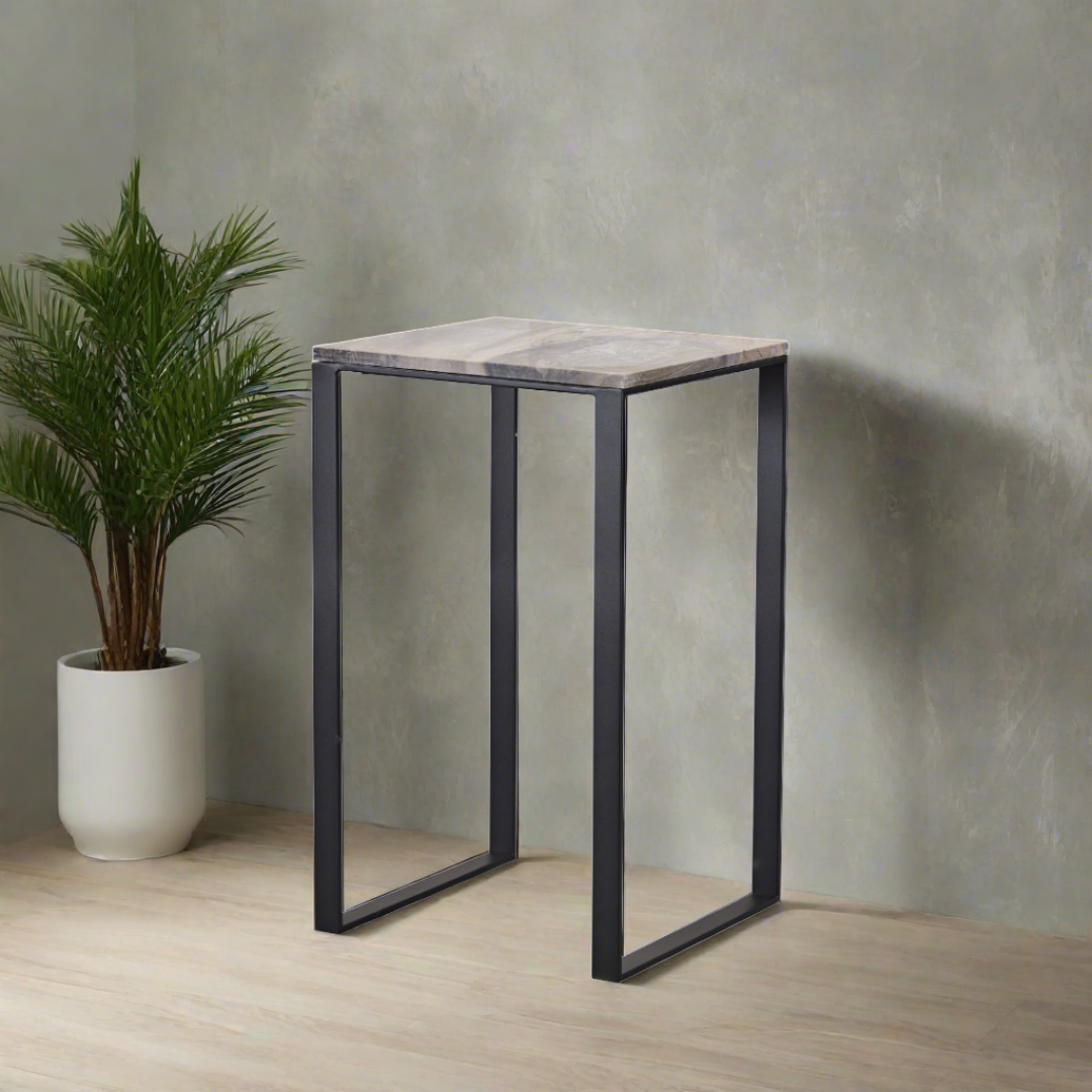 Venice Marble Console Table - Square BUBULAND HOME