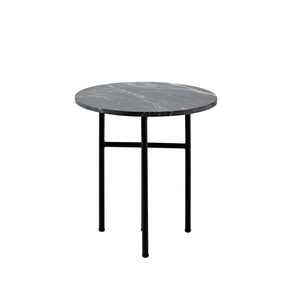 Verona Marble Coffee/Side Table - Charcoal Round - End Tables Default Title BUBULAND HOME