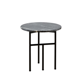 Verona Marble Coffee/Side Table - Charcoal Round - End Tables Default Title BUBULAND HOME