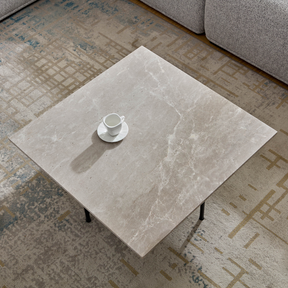 Verona Marble Coffee Table - Fossil Square BUBULAND HOME