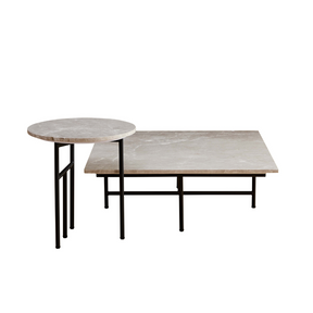 Verona Marble Coffee Table - Fossil Square BUBULAND HOME