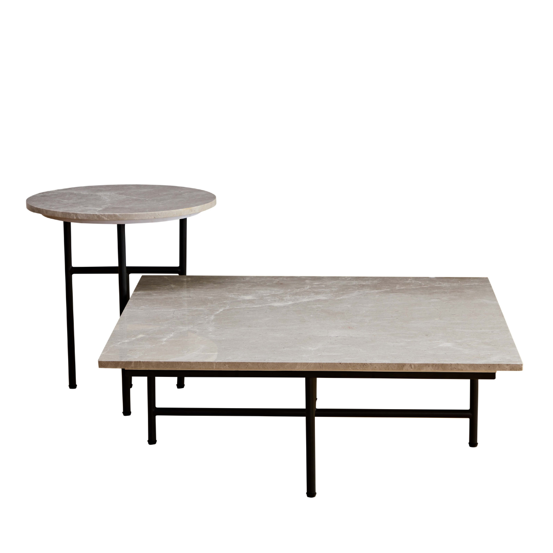 Verona Marble Coffee Table - Fossil Square BUBULAND HOME