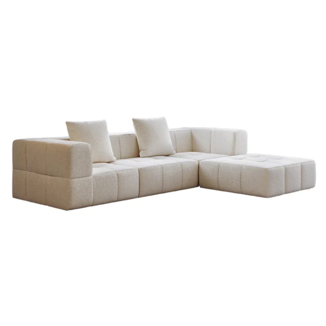 Waffo Modular Sofa - Flat Boucle BUBULAND HOME