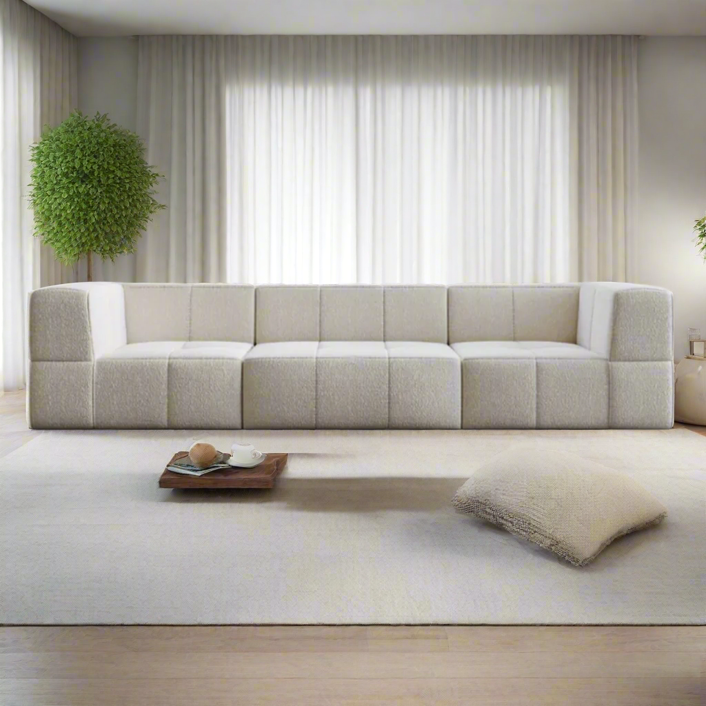 Waffo Modular Sofa - Flat Boucle BUBULAND HOME
