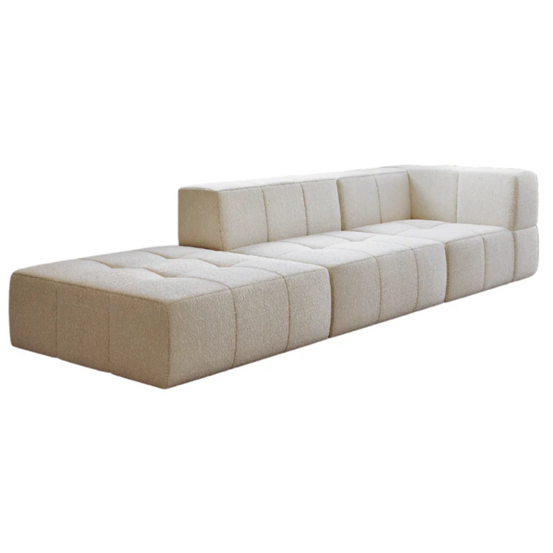 Waffo Modular Sofa - Flat Boucle BUBULAND HOME