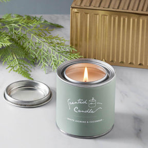 White Jasmine and Cucumber Scented Candle - Homewares Default Title BUBULAND HOME
