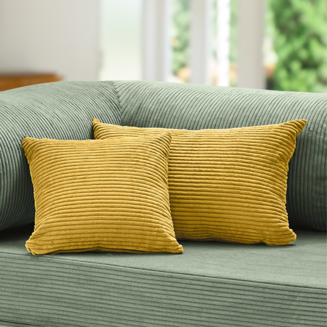 Belle Square and Rectangle Cushion - Corduroy BUBULAND HOME