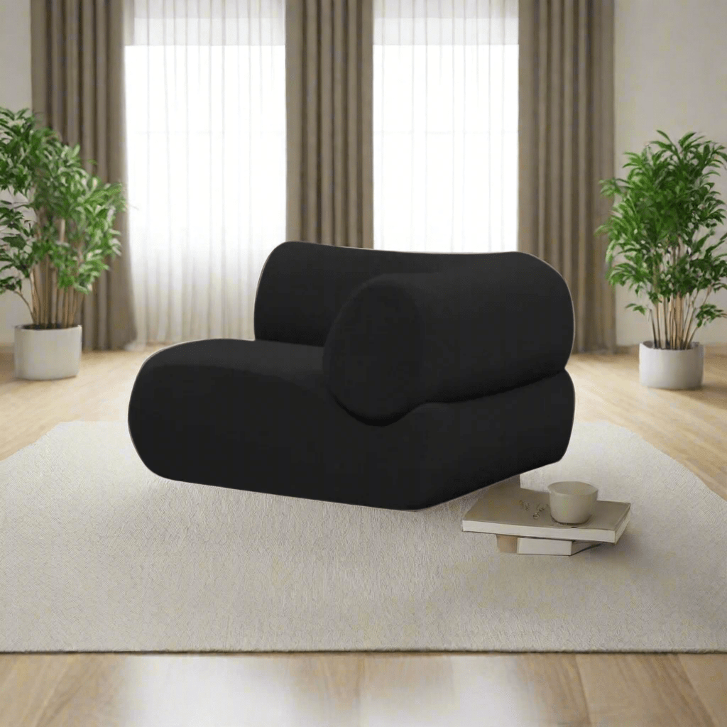 Amara Modular Sofa - Black Premium Fabric - BUBULAND HOME