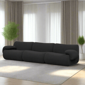 Amara Modular Sofa - Black Premium Fabric - BUBULAND HOME