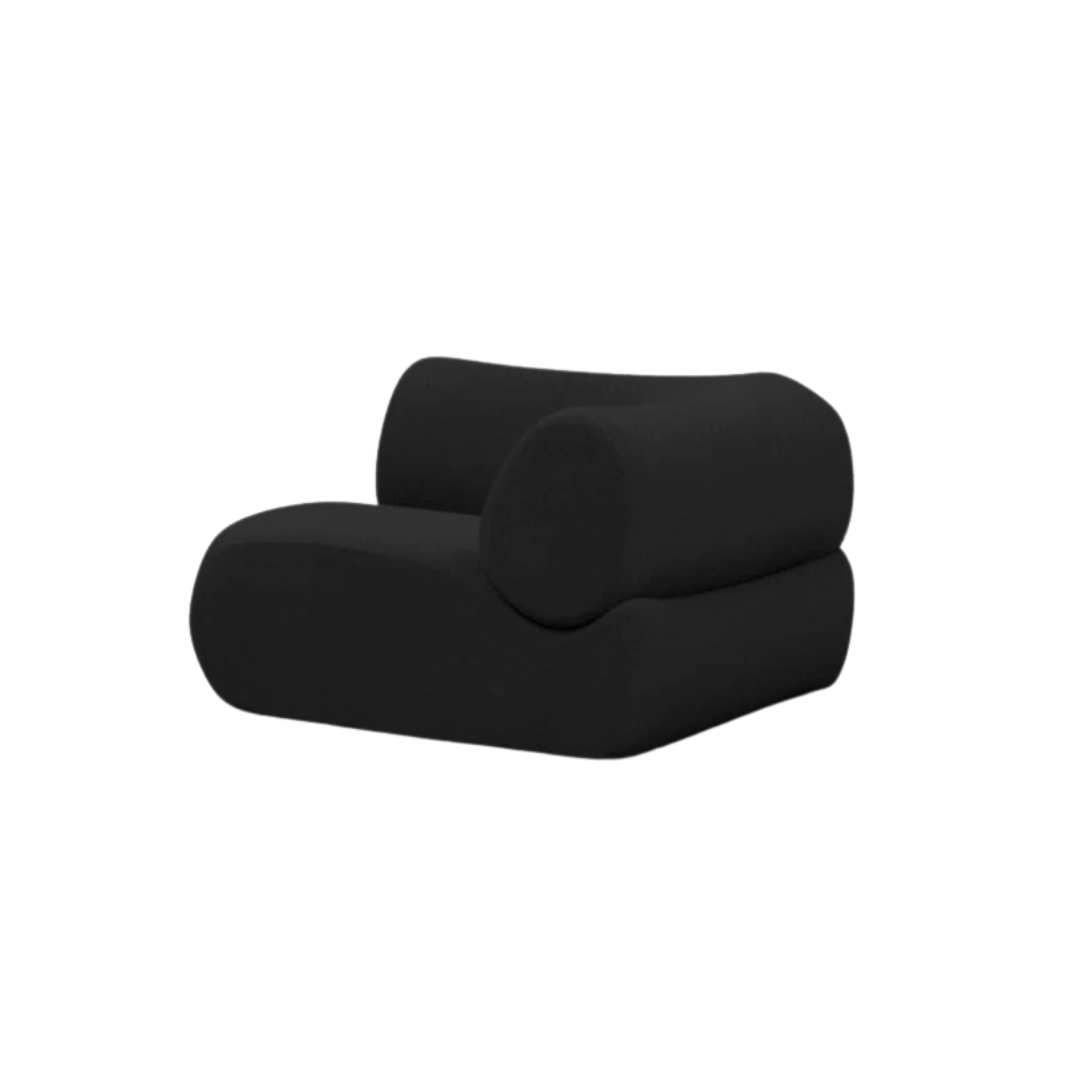 Amara Modular Sofa - Black Premium Fabric - BUBULAND HOME