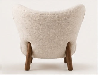 Fleur Lounge Chair back studio view