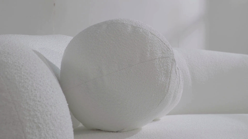 Louis White Ball Cushions Video