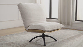 Serenity Swivel Chair - Oatmeal