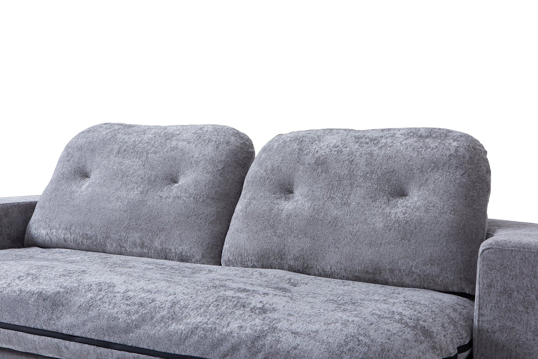 Loop Convertible Sofa Bed - Textured Fabric - sofa Natural White Textured Fabric BUBULAND HOME