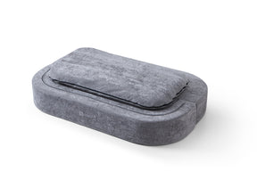 Loop Convertible Sofa Bed - Textured Fabric - sofa Natural White Textured Fabric BUBULAND HOME