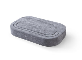 Loop Convertible Sofa Bed - Textured Fabric - sofa Natural White Textured Fabric BUBULAND HOME