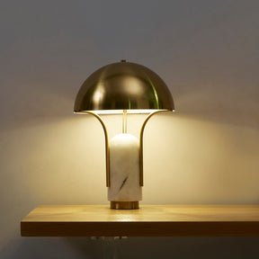 Dome White Marble Table Lamp - BUBULAND HOME