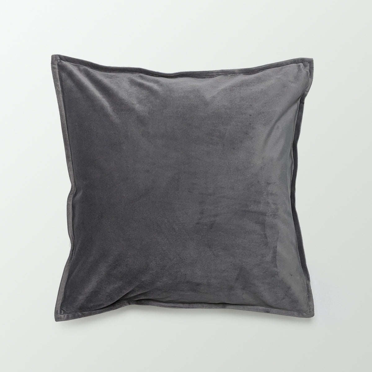 Luna Velvet & Linen Cushion | Dove Grey Square - BUBULAND HOME