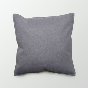 Luna Velvet & Linen Cushion | Chalk White Square - BUBULAND HOME