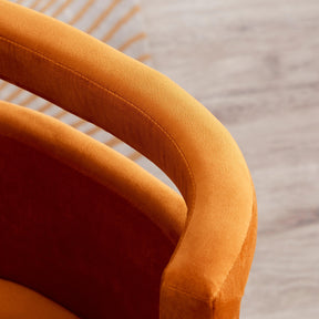 Valor Burnt Orange Dining Chair | Set of 2 - BUBULAND HOME
