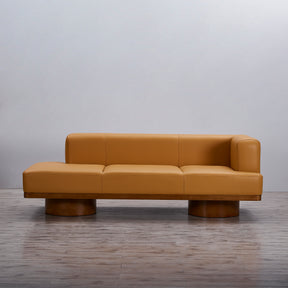 George Leather Daybed Sofa - BUBULAND HOME