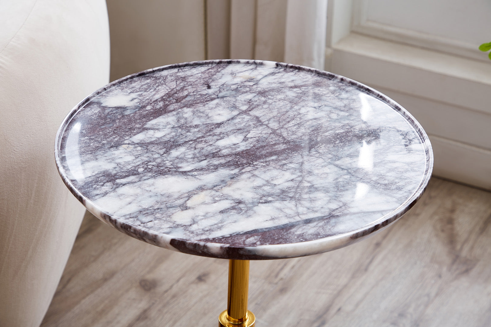 Dion Marble Side Table - BUBULAND HOME