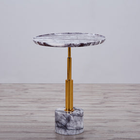 Dion Marble Side Table - BUBULAND HOME