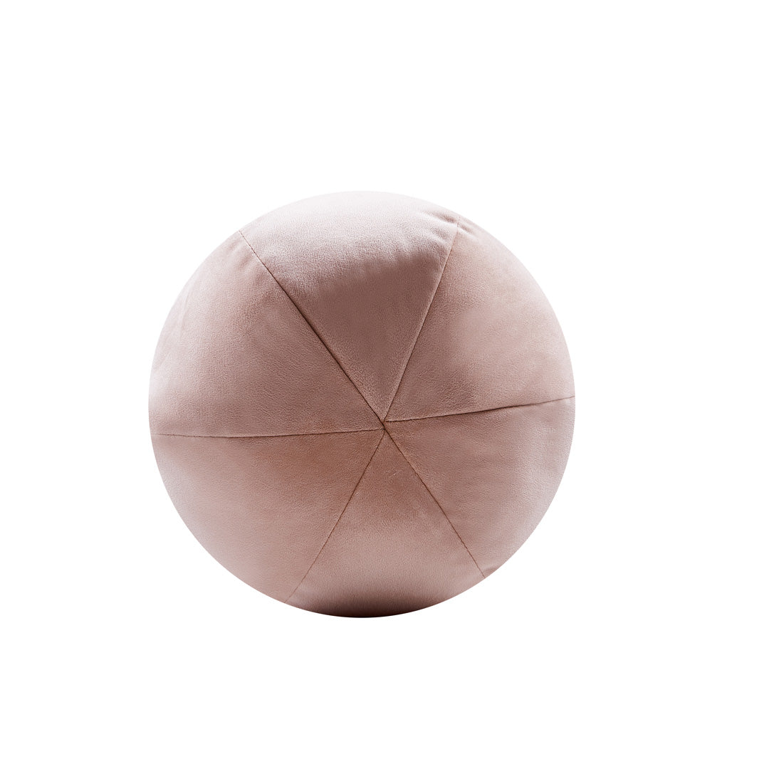 Louis Ball Cushions - Peach Pink Velvet - BUBULAND HOME